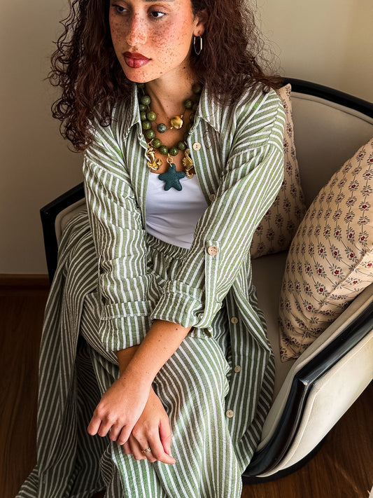 The striped set