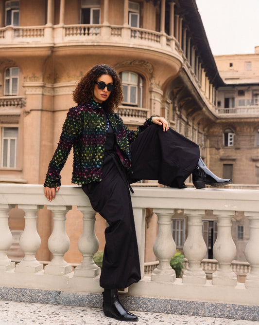 The Nubian denim jacket