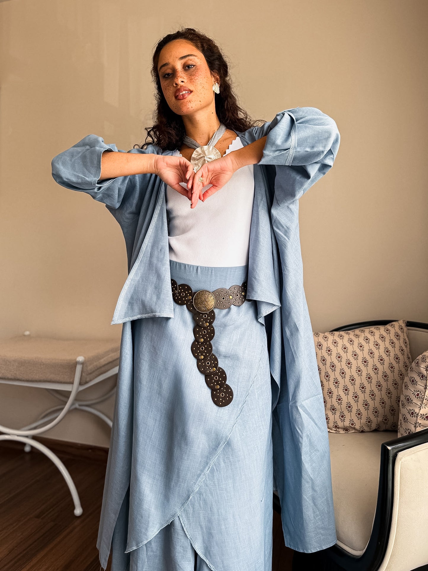 The cascade cardigan