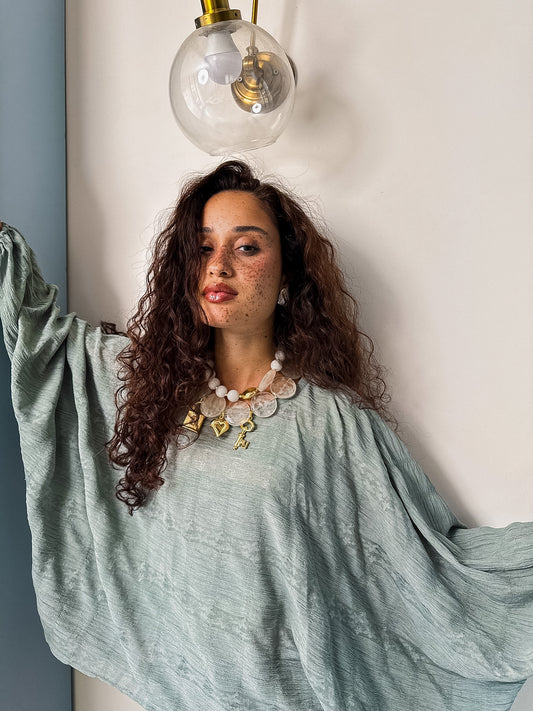 The crinkle blouse