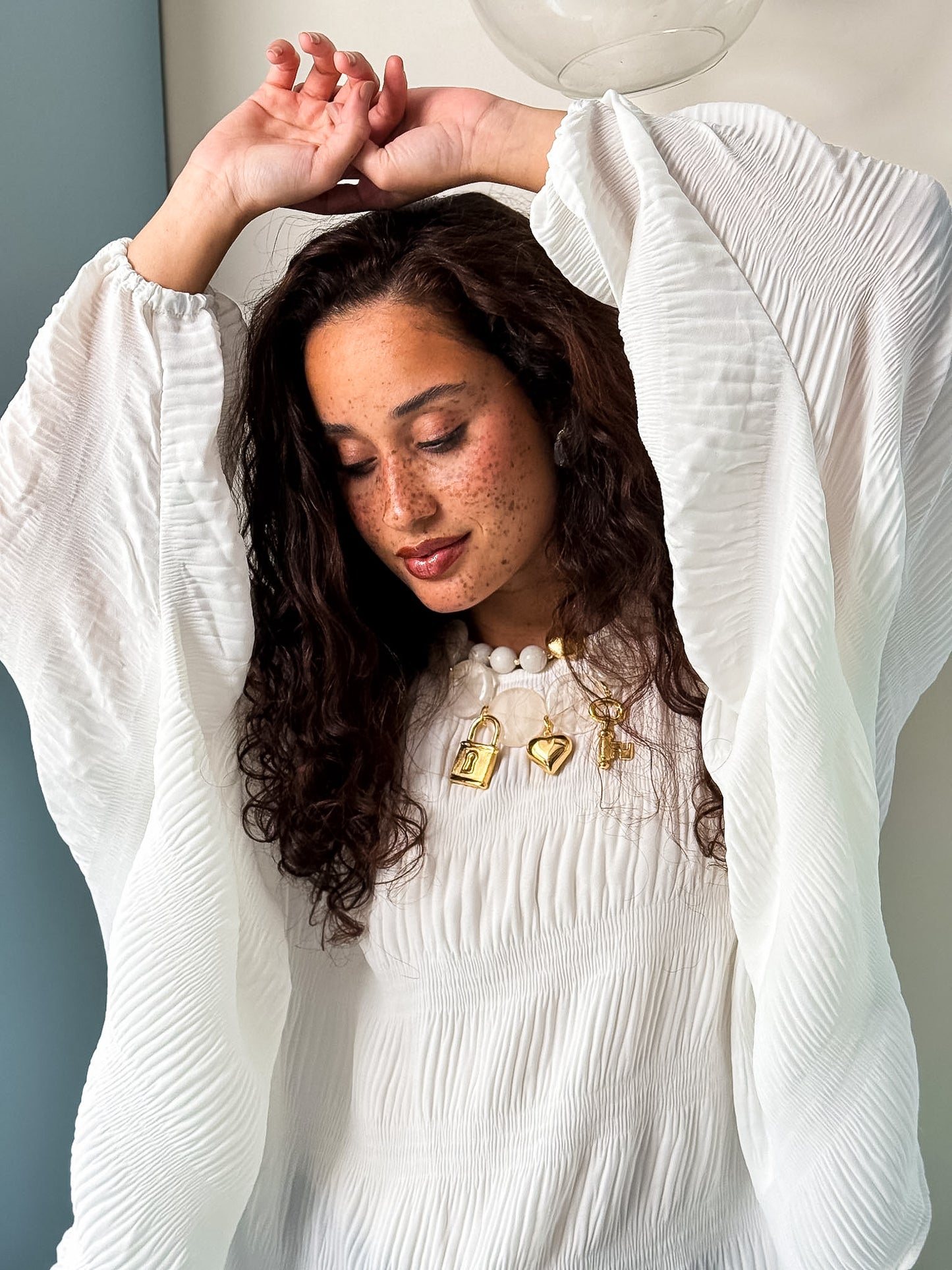 The crinkle blouse
