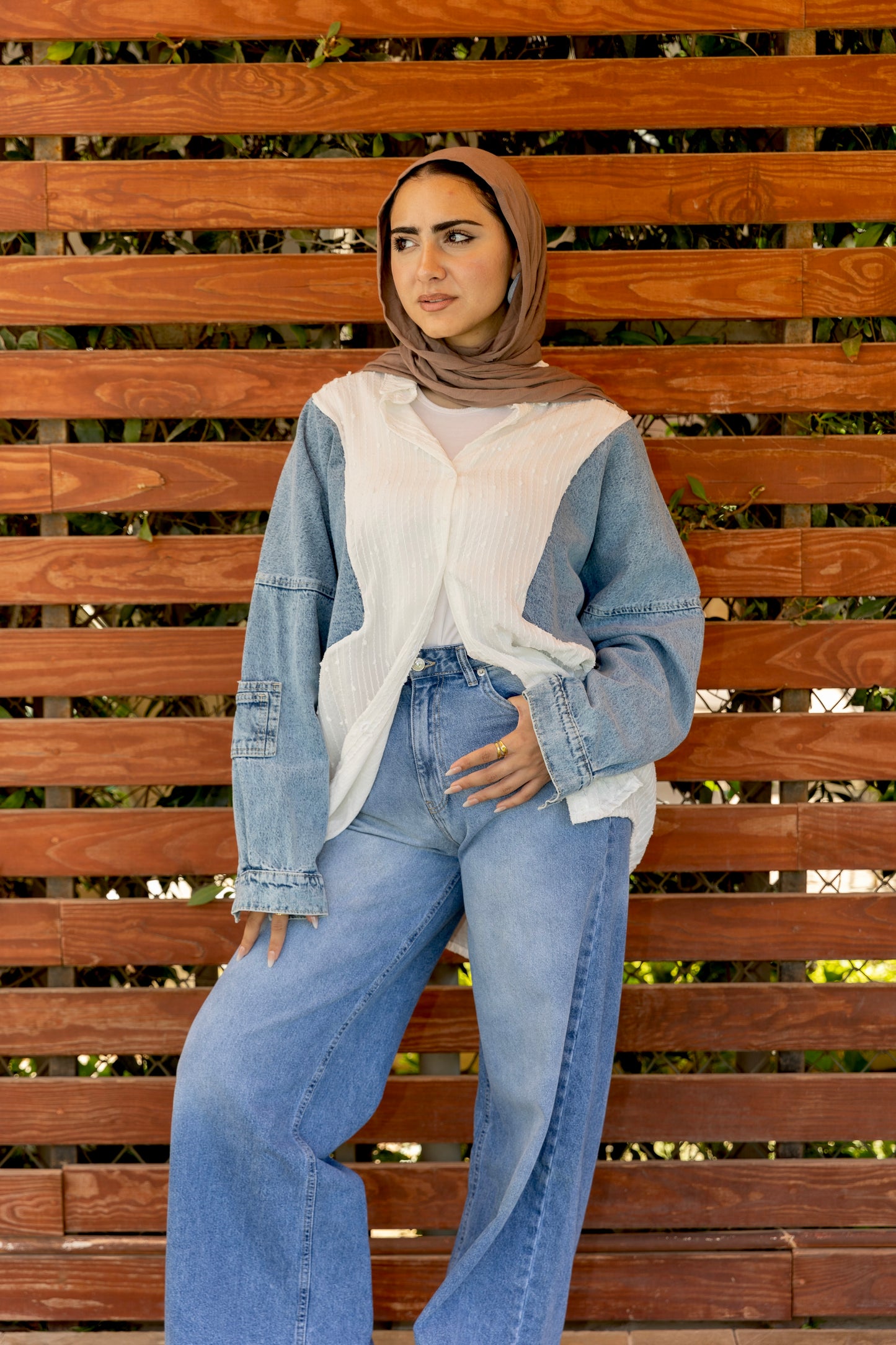 Chemise jeans