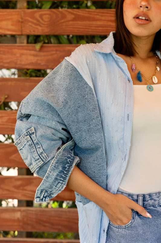 Chemise jeans